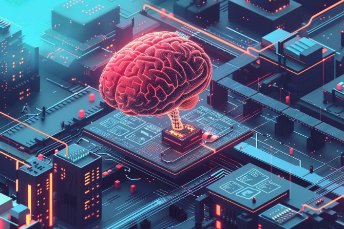 a centralized brain for an article about AI in supply chain management