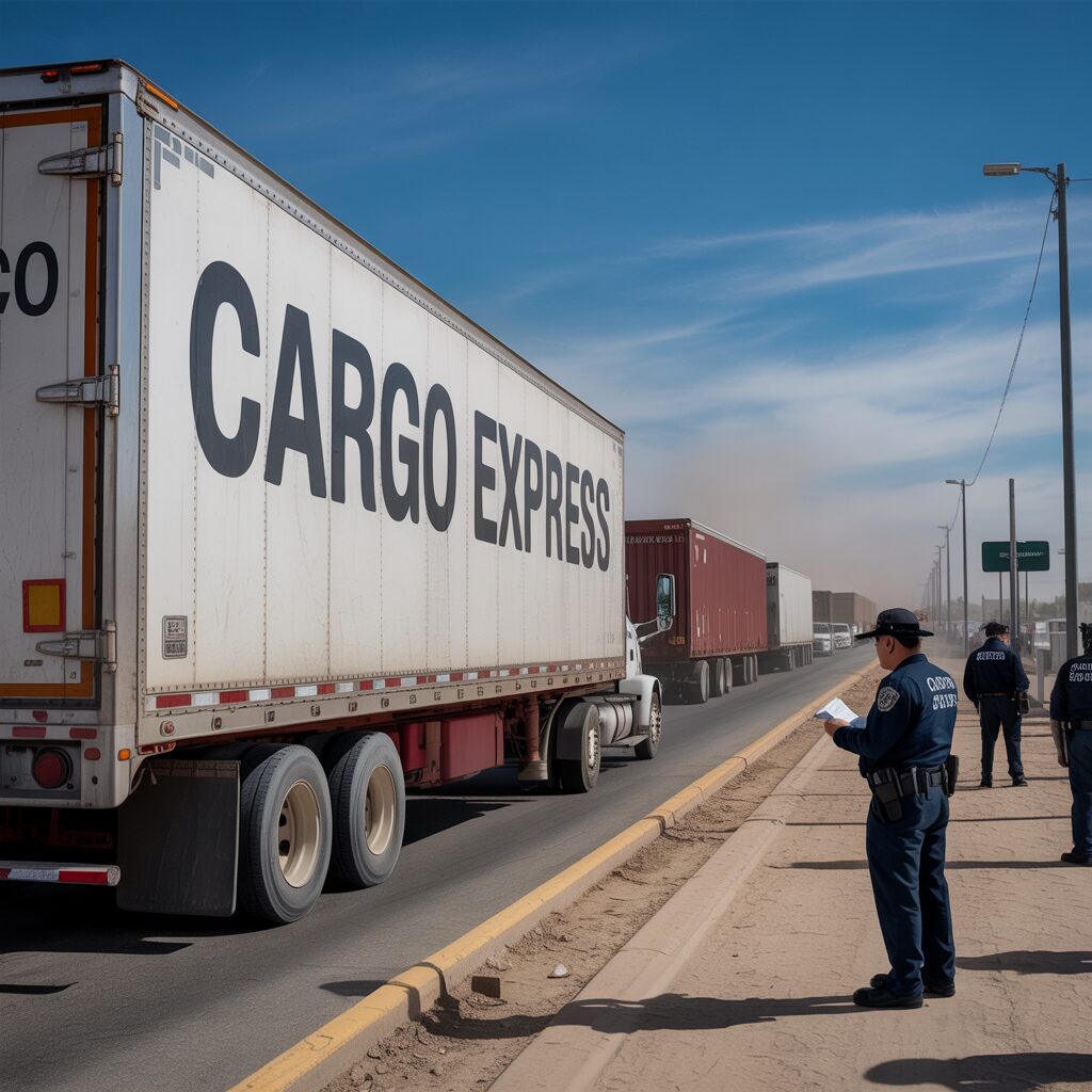 Cross-border freight trucking