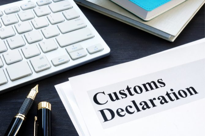 custom declaratios, shipping to mexico