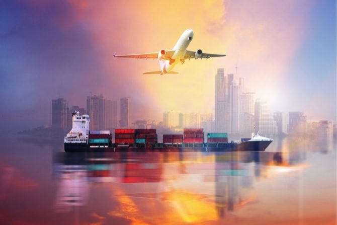 diversity of transportation means an international forwarding company can provide