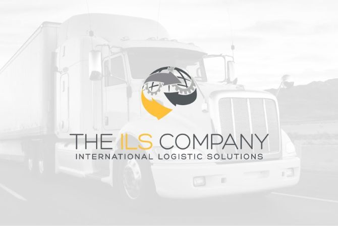 ILS logo with a truck on the background